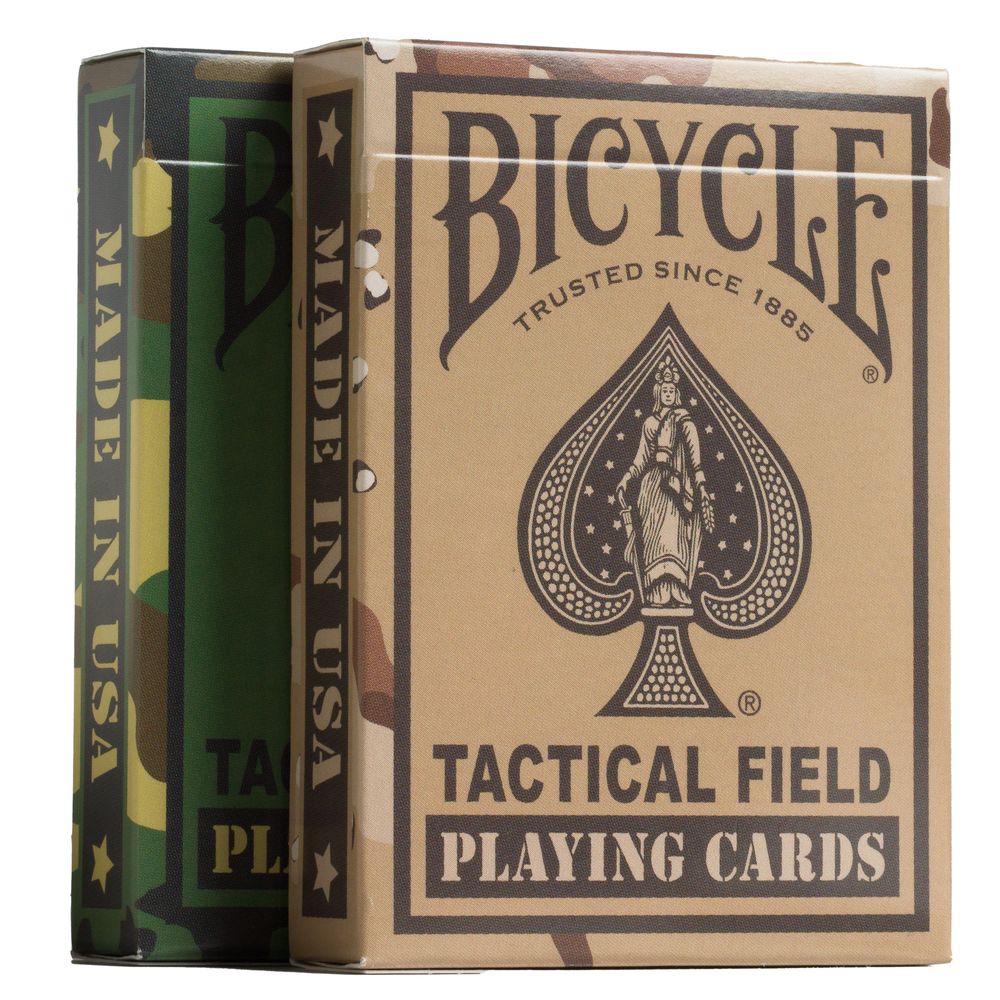 bicycle tactical field playing cards