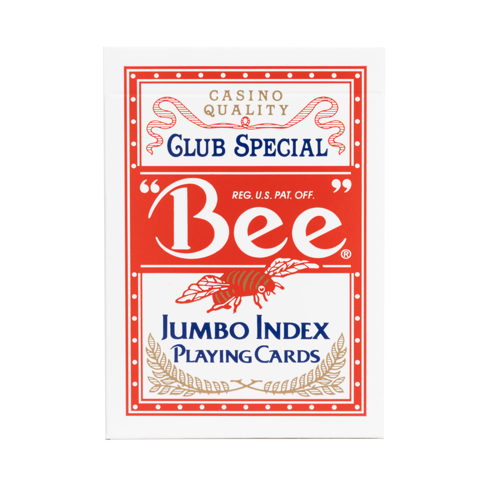 Bee Jumbo Index Playing Cards Red or Blue