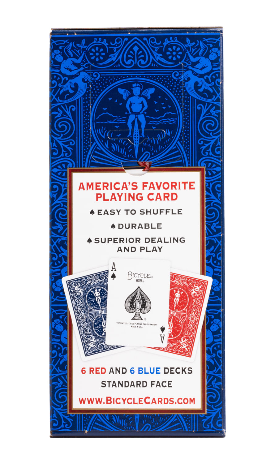 Bicycle Cards Standard Index 2-Pack Red & Blue 