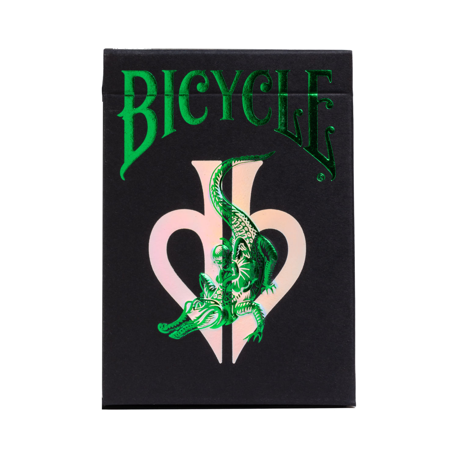 Bicycle David Blaine Gator Back Holographic MetalLuxe Playing Cards