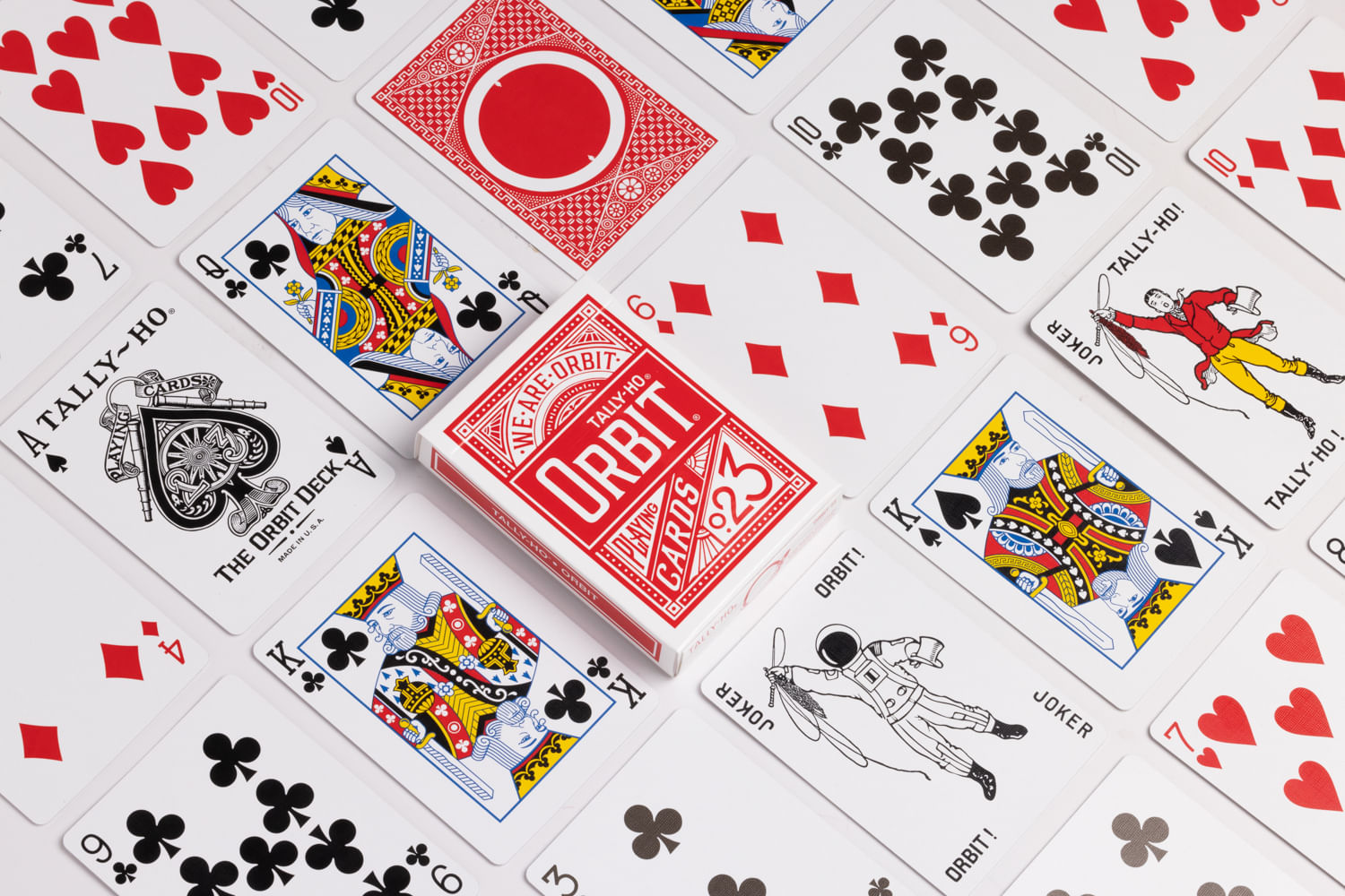 Tally Ho x Orbit​ Red Playing Cards