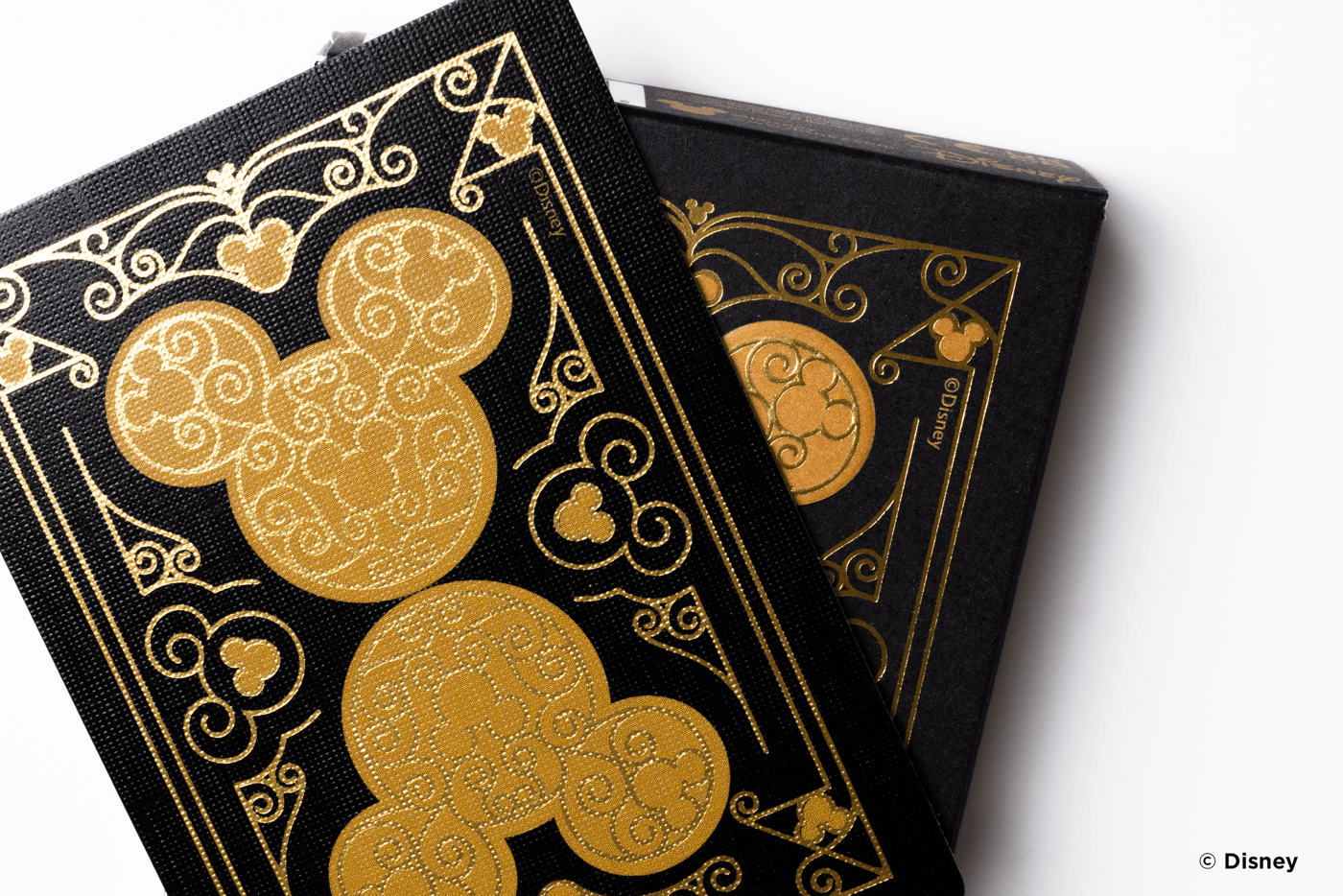 Disney Mickey Mouse Inspired Black and Gold Playing Cards by